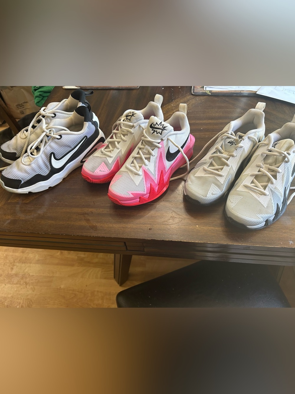 Nike Shoes big boys 6y & 7y - 3 pairs for $90